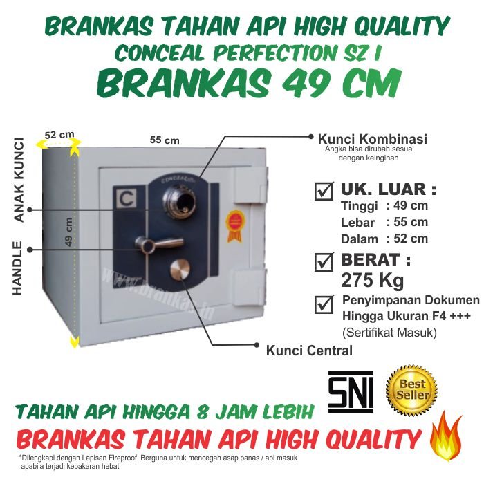 Brankas Conceal Perfection SZ I 49 cm