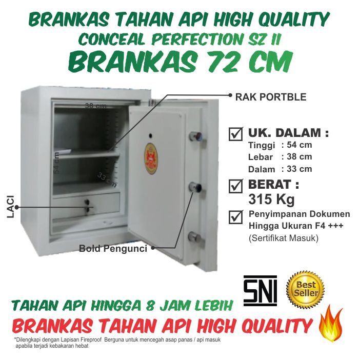 Brankas Conceal Perfection SZ II 72 cm - Gambar 2
