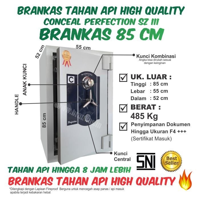 Brankas Conceal Perfection SZ III 85 cm