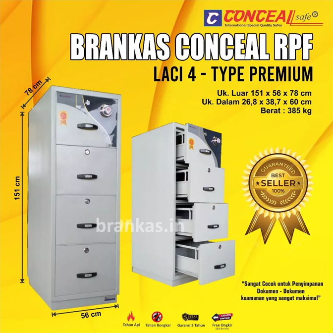 Brankas Conceal RPF Laci 4 - Type Premium