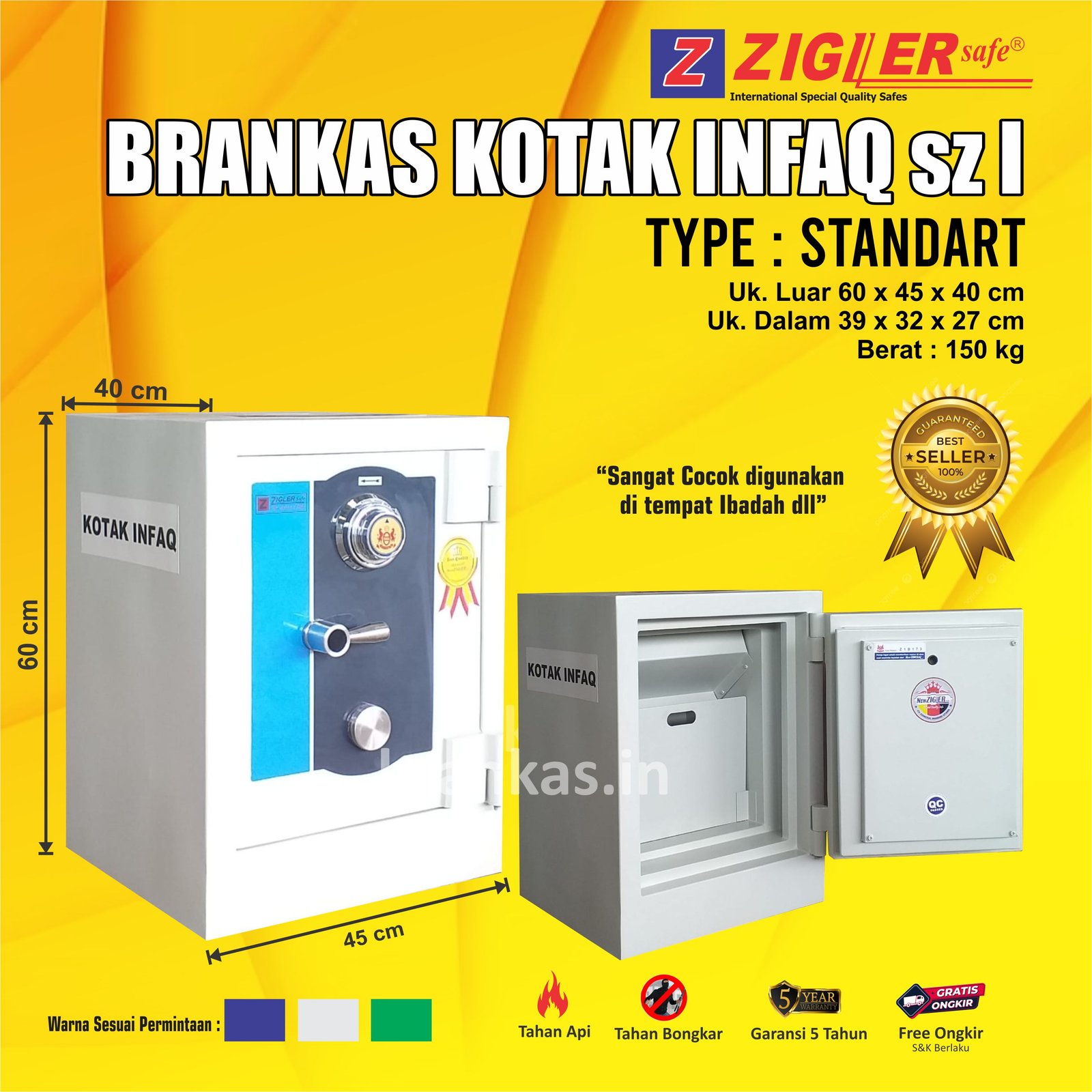 Brankas Kotak Infaq SZ I Type Standart