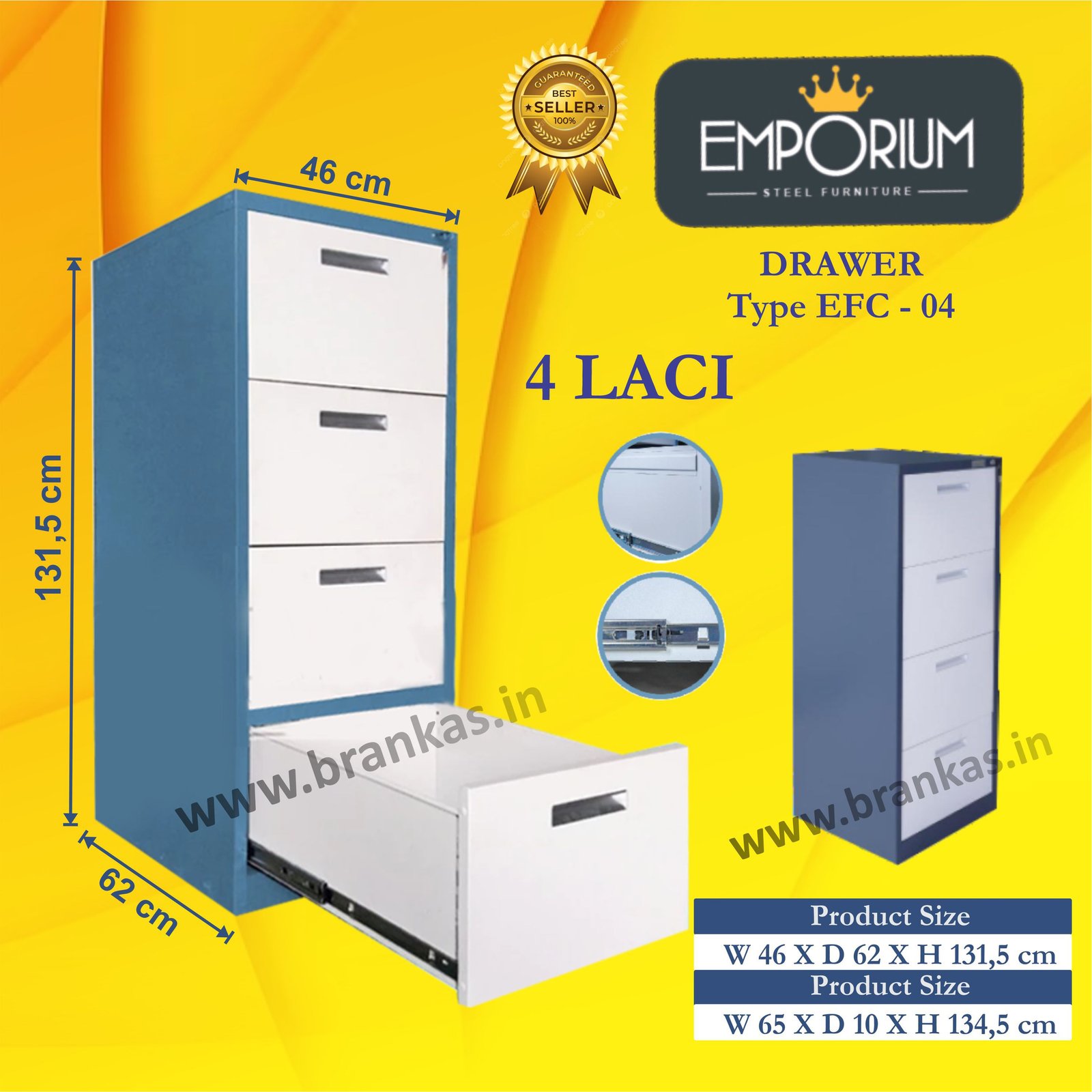 Drawer Emporium Type EFC-04 4 Laci