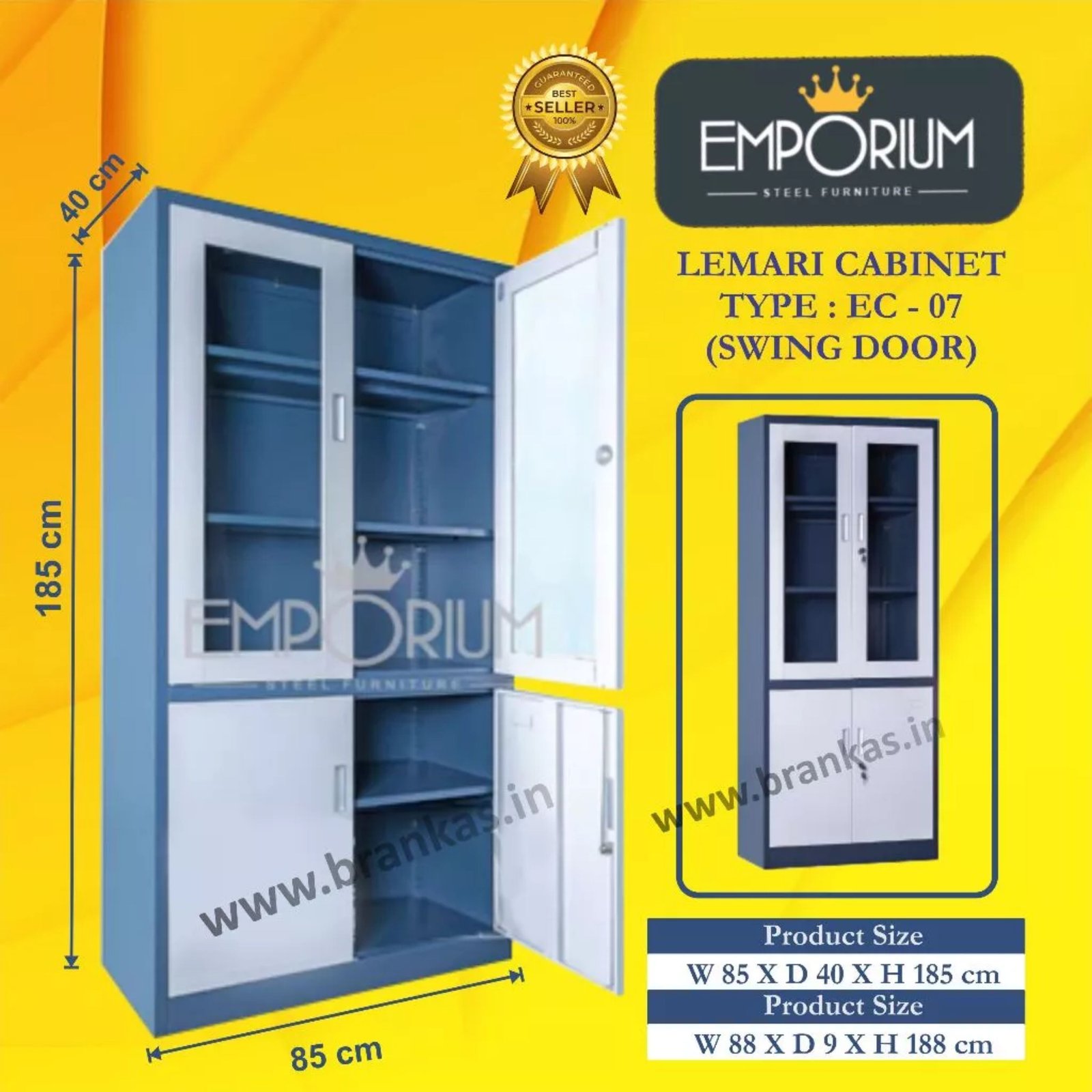 Lemari Cabinet Emporium Type EC-07 (Swing Door)
